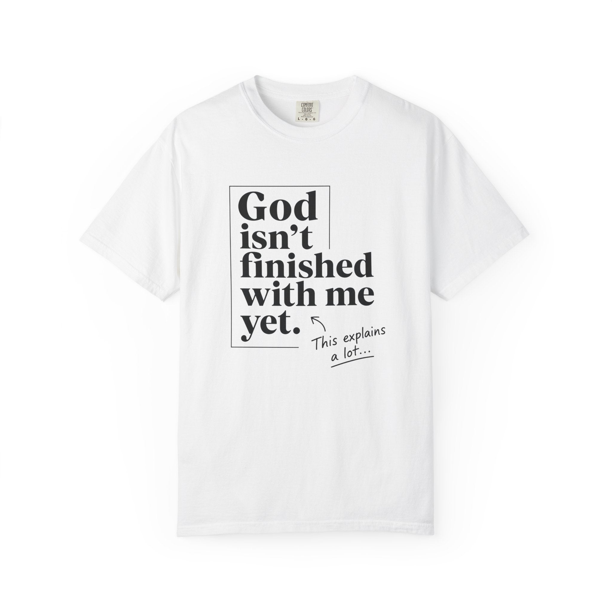 God Isn’t Finished With Me Yet Tee